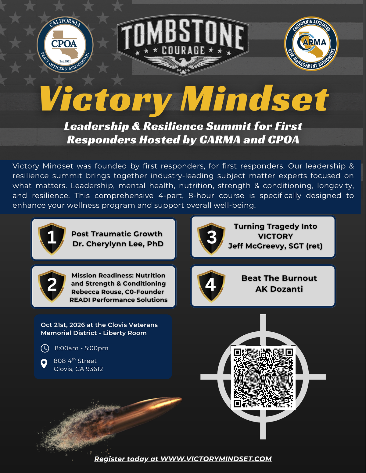 Victory Mindset Leadership & Resilience Summit-October 21, 2026 Clovis, Ca