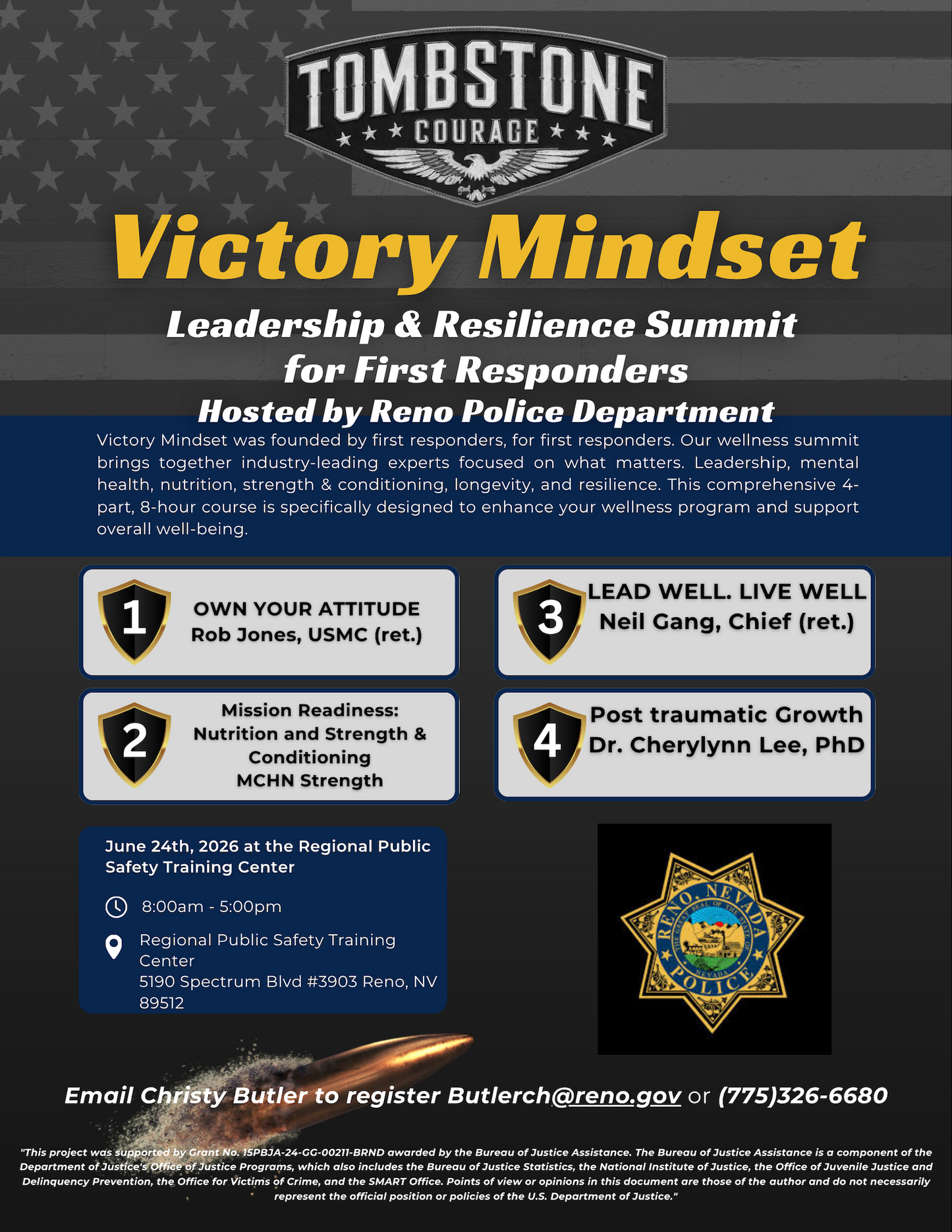 Victory Mindset Leadership & Resilience Summit Reno, NV June 24, 2026
